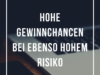 Gastbeitrag: CFD Trading verspricht hohe Gewinnchancen bei ebenso hohem Risiko